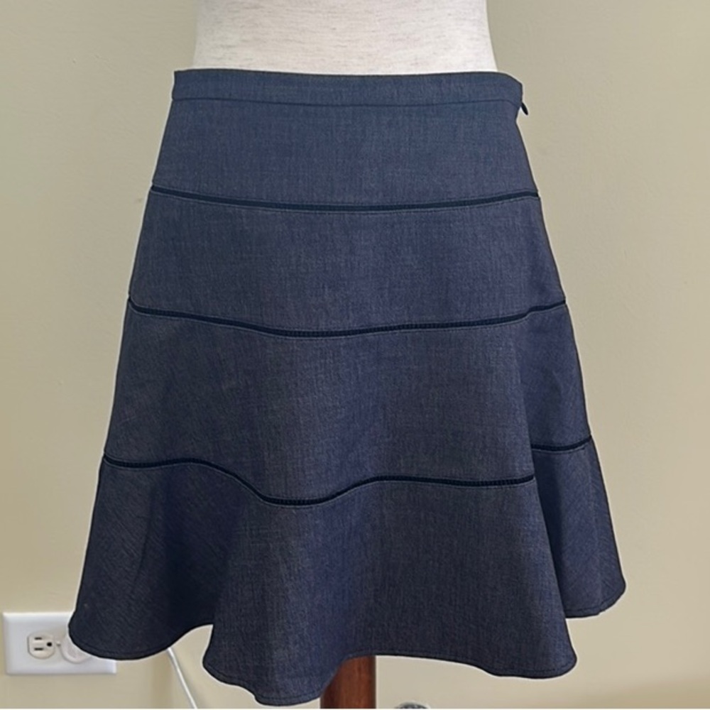BCBGMaxAzria Navy/Denim Women's Skirt